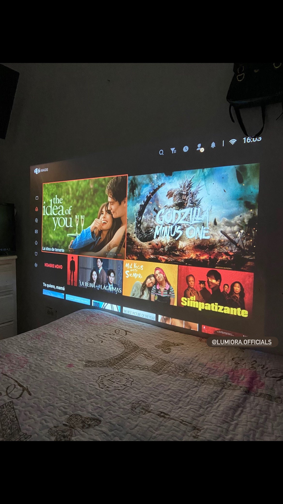LUMIORA"Smart Mini Projector - Cinema at Home in Minutes