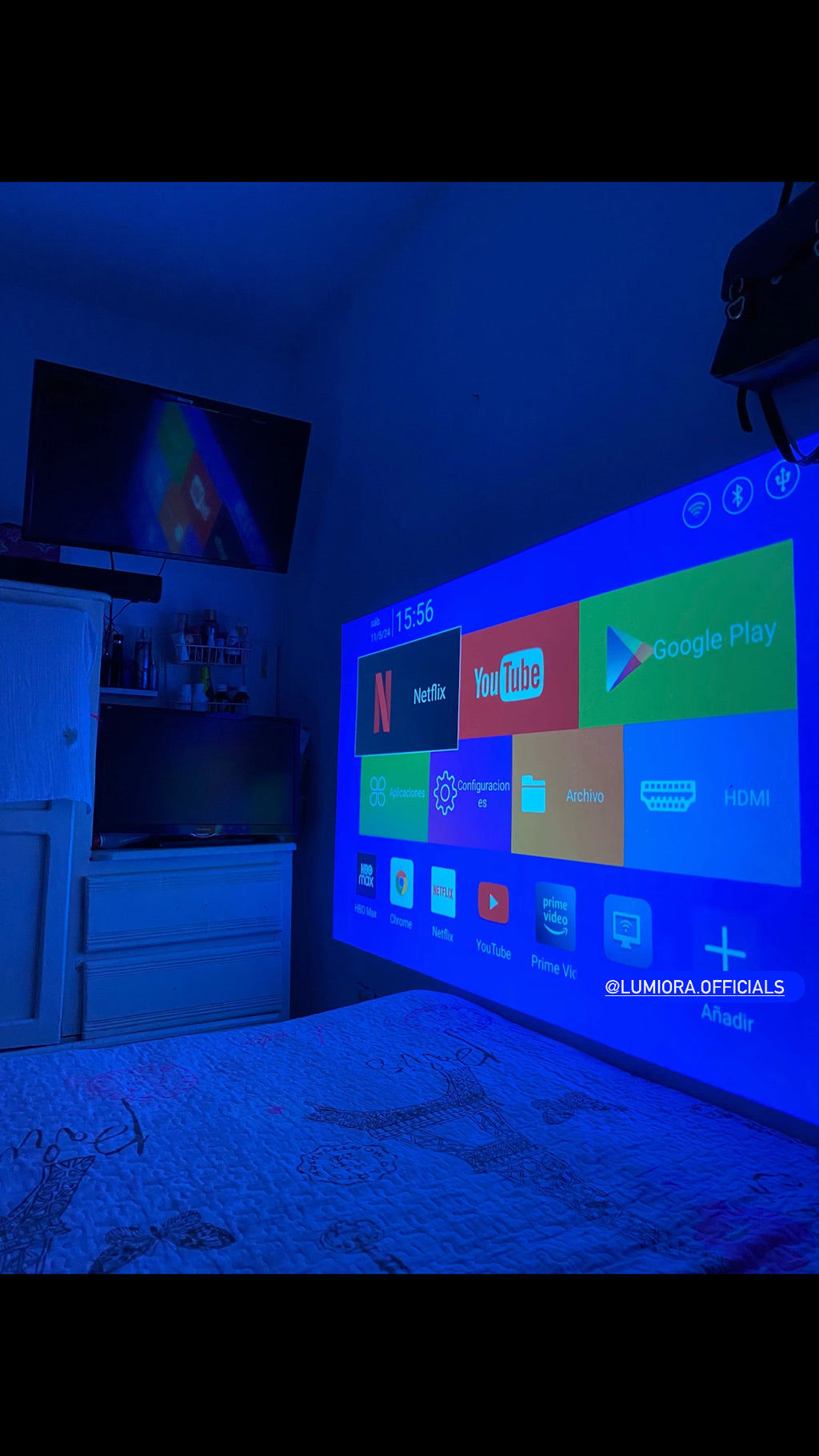 LUMIORA"Smart Mini Projector - Cinema at Home in Minutes