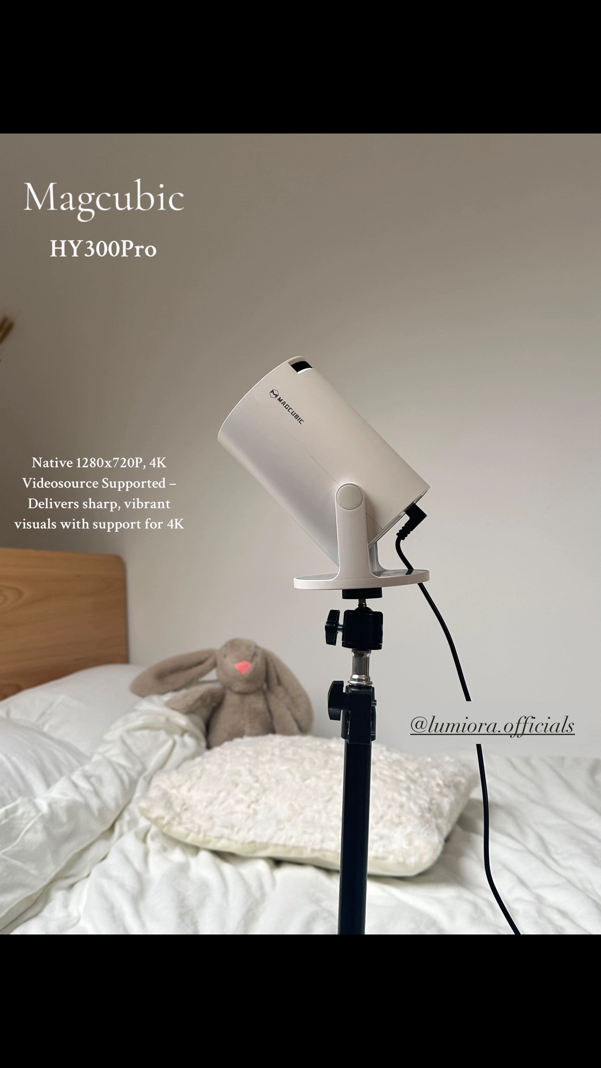 LUMIORA"Smart Mini Projector - Cinema at Home in Minutes