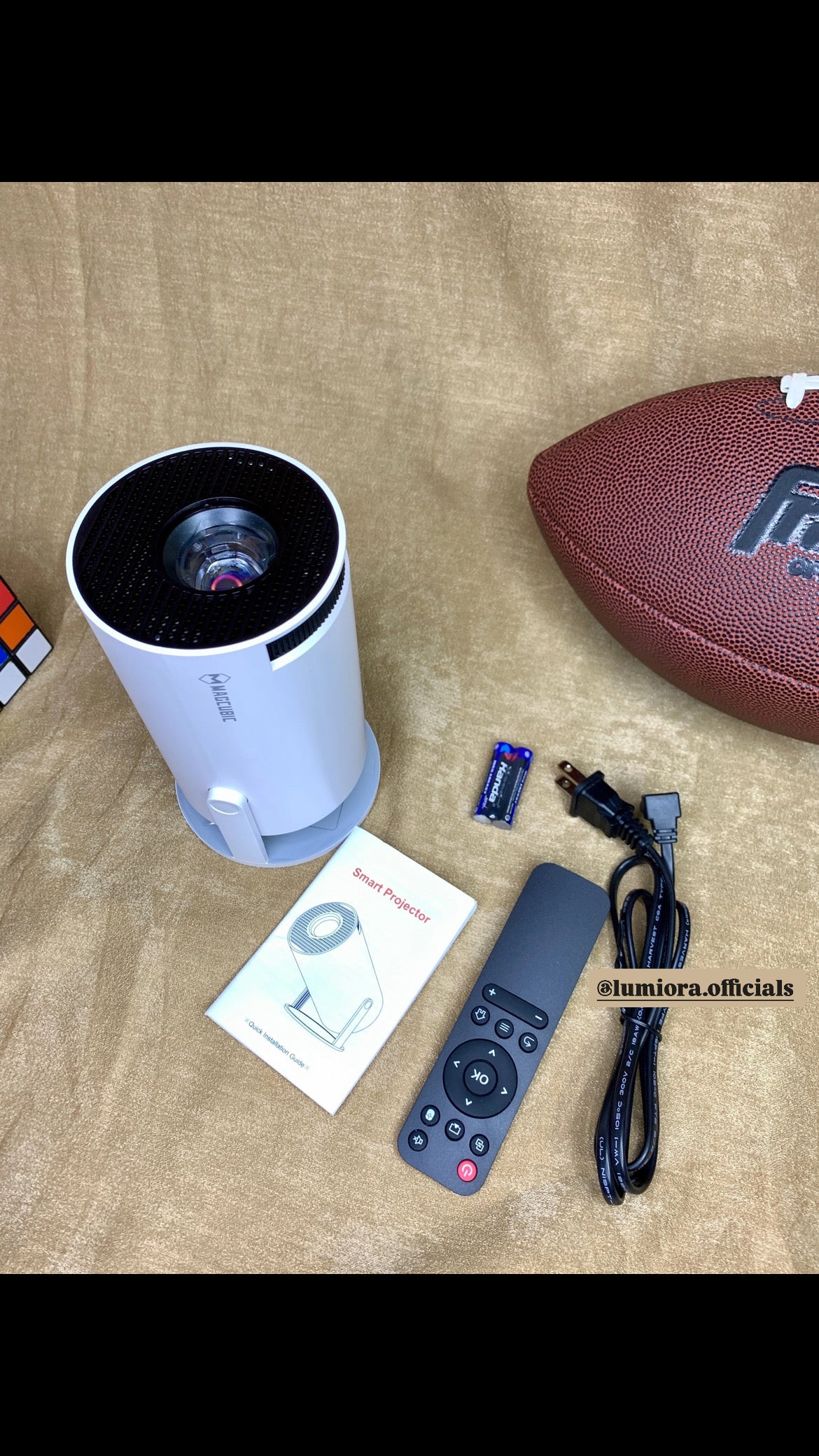 LUMIORA"Smart Mini Projector - Cinema at Home in Minutes