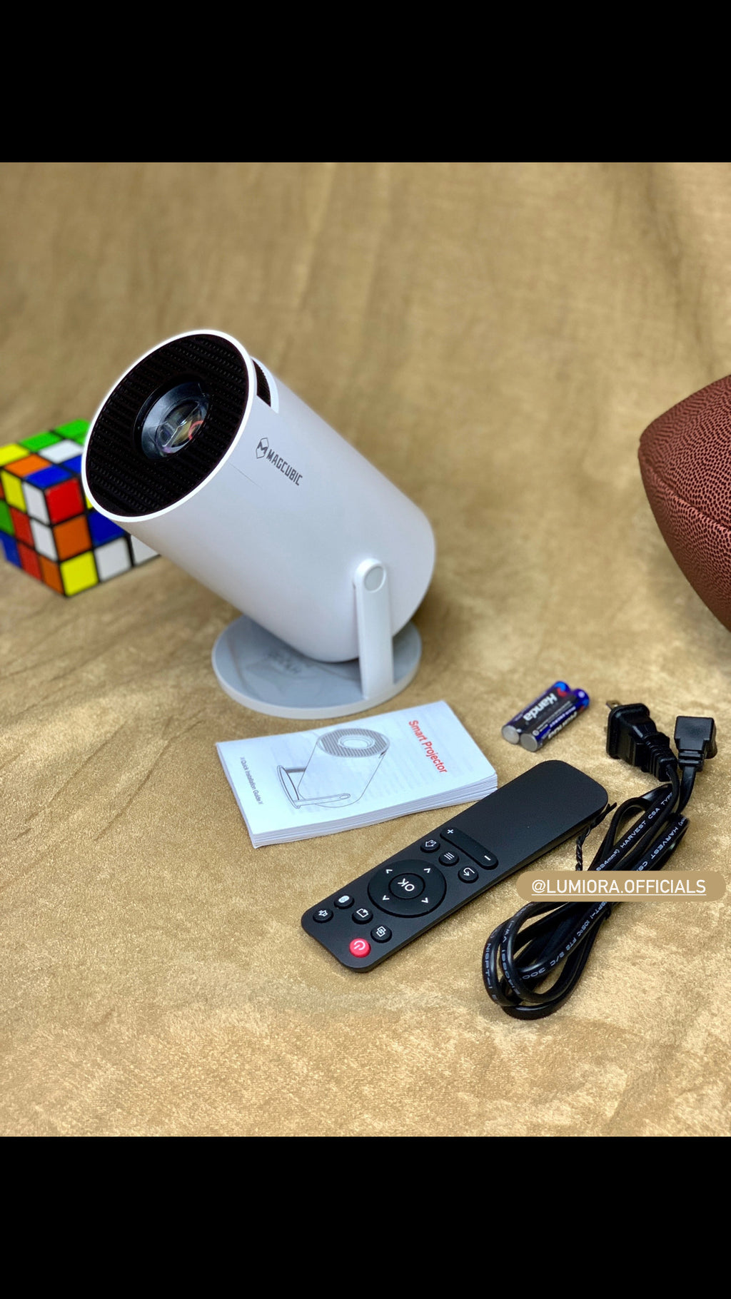 LUMIORA"Smart Mini Projector - Cinema at Home in Minutes