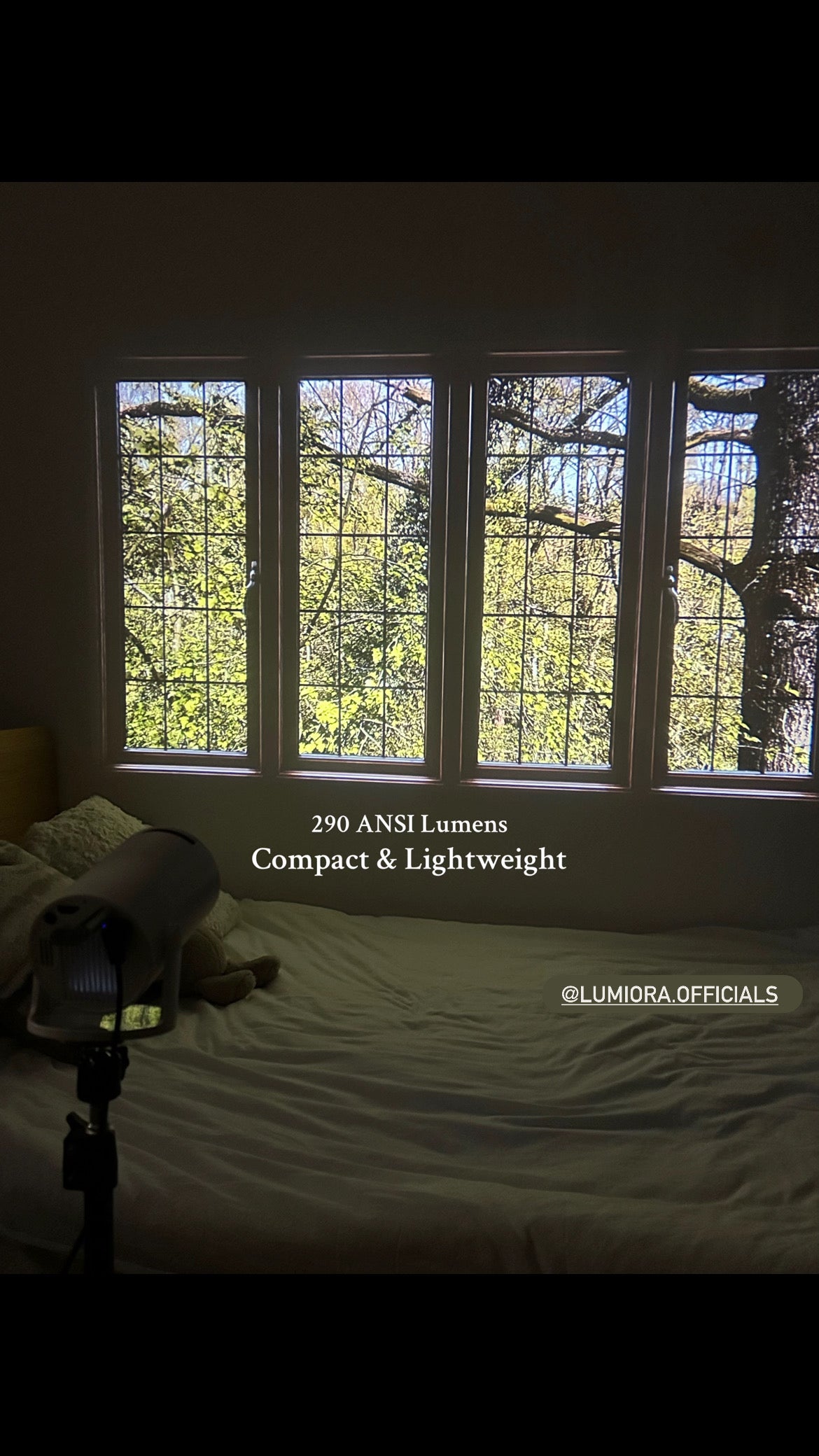 LUMIORA"Smart Mini Projector - Cinema at Home in Minutes