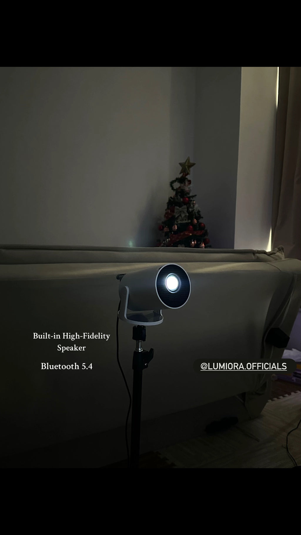 LUMIORA"Smart Mini Projector - Cinema at Home in Minutes