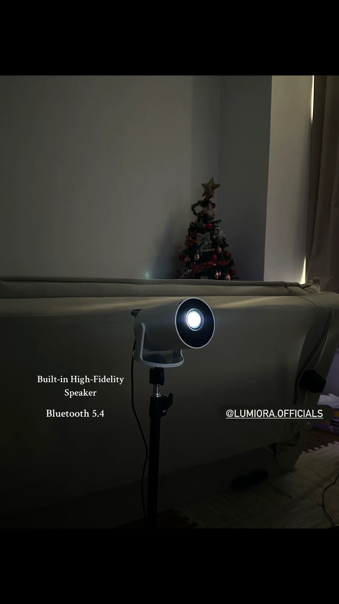 LUMIORA"Smart Mini Projector - Cinema at Home in Minutes