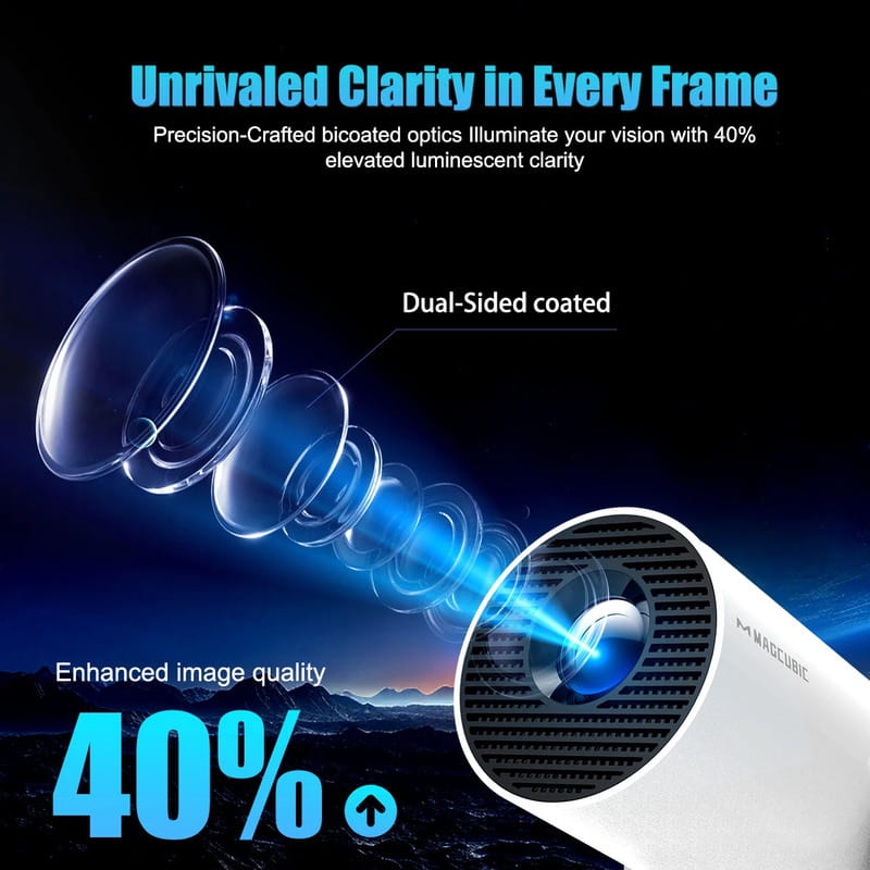 LUMIORA"Smart Mini Projector - Cinema at Home in Minutes