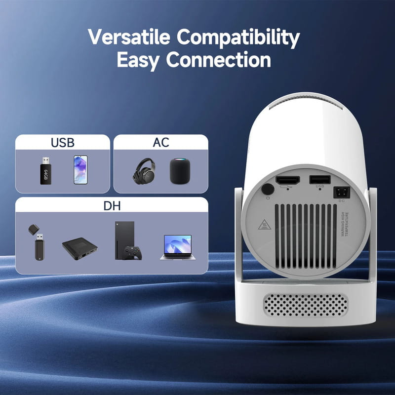 LUMIORA"Smart Mini Projector - Cinema at Home in Minutes